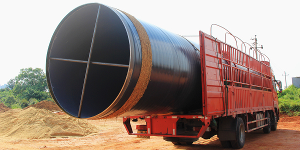 3PE防腐螺旋鋼管怎么運輸？怎樣保證防腐層不破損？